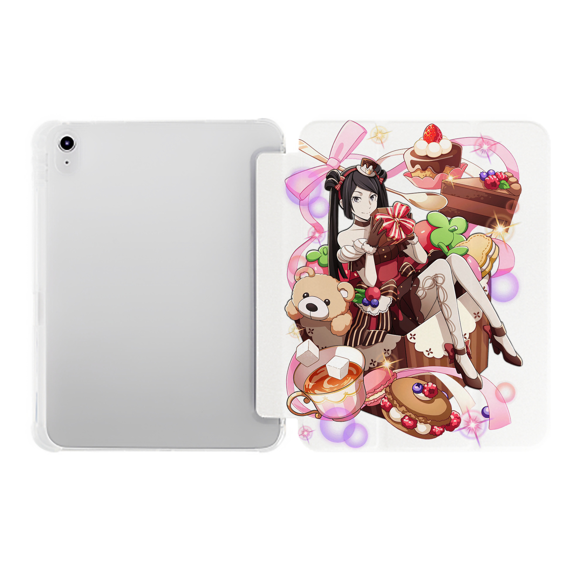 （画像用） 文豪ストレイドッグス Bungo Stray Dogs IPad ケース ペン収納付き 三つ折りスタンド PUレザー×シリコン 対応機種9.5/10.5/10.9インチ
